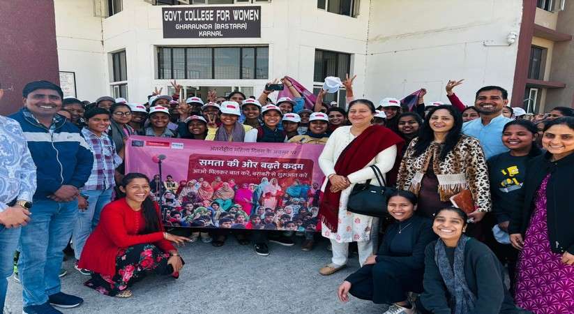 Haryana News: हरियाणा में समानता की ओर कदम बढ़ाने को ब्रेकथ्रू ने मनाया अंतर्राष्ट्रीय महिला दिवस 