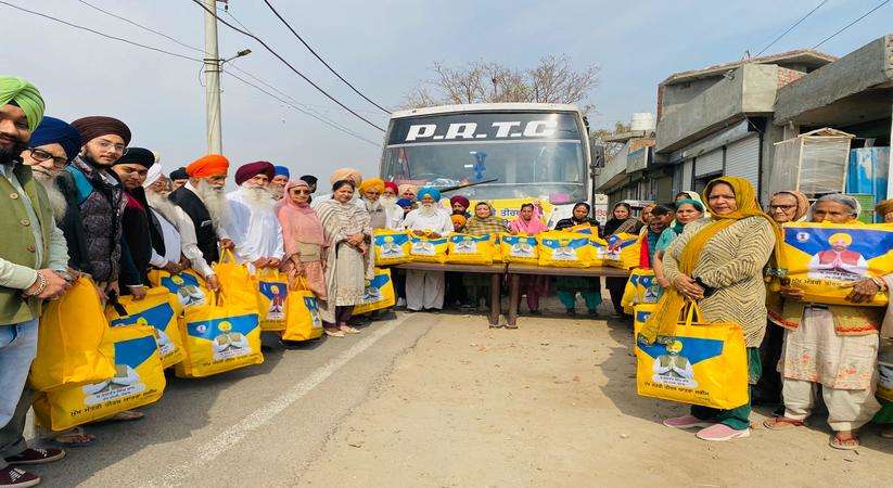 Punjab News: 9th batch of devotees left under the leadership of MLA Chhina under the Chief Minister's Pilgrimage Scheme in Ludhiana, Punjab.