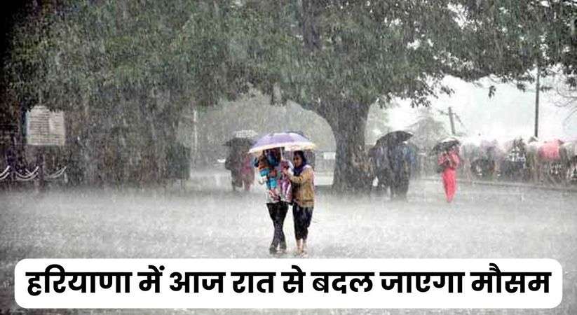 Haryana Weather Alert: हरियाणा में आज रात से बदल जाएगा मौसम, मौसम विभाग ने ऑरेंज अलर्ट किया जारी
