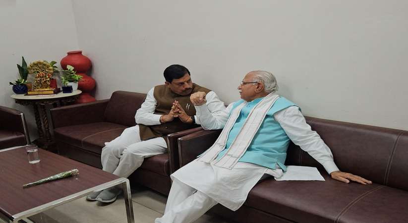 Haryana News: हरियाणा के सीएम मनोहर लाल ने मध्य प्रदेश के सीएम मोहन यादव का किया स्वागत