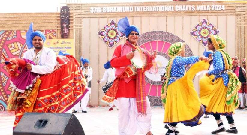 Surajkund Mela: Artists presenting in the 37th Surajkund International Crafts Fair going on in Surajkund