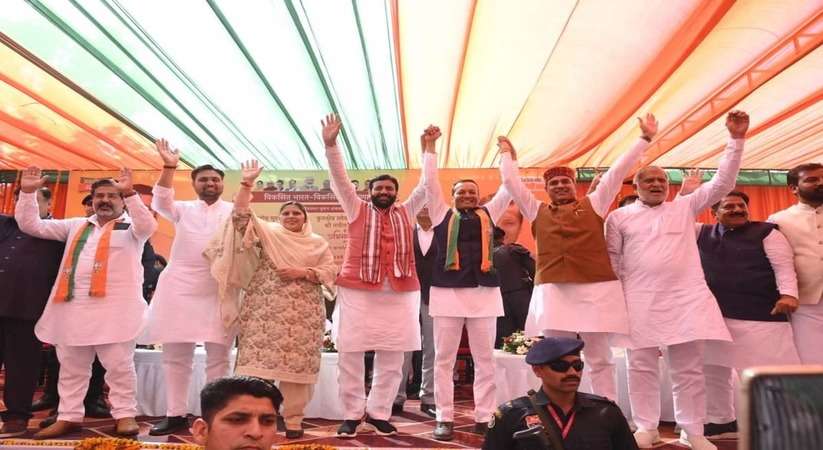 Haryana News: हरियाणा के कैथल में आयोजित अभिनंदन समारोह में नायब सैनी के निशाने पर रही कांग्रेस और आम आदमी पार्टी